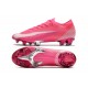 Nike Mercurial Vapor 13 Elite FG x Mbappé Explosión Rosa Blanco Negro