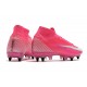 Nike Mercurial Superfly VII Elite SG AC x Mbappé Explosión Rosa Blanco