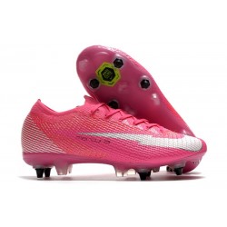 Nike Mercurial Vapor 13 Elite SG x Mbappé Explosión Rosa Blanco Negro