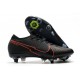 Nike Mercurial Vapor 13 Elite SG-Pro Anti Clog Negro Rojo