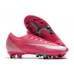 Nike Mercurial Vapor XIII Elite AG Mbappé Explosión Rosa Blanco Negro