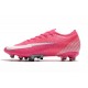 Nike Mercurial Vapor XIII Elite AG Mbappé Explosión Rosa Blanco Negro