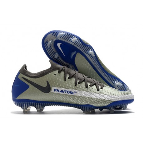 Nike Zapatos de Futbol Phantom GT Elite FG Azul Negro Gris