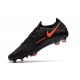 Nike Zapatos de Futbol Phantom GT Elite FG Negro Rojo Chile Gris