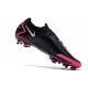 Nike Zapatos Futbol Phantom GT Elite FG Negro Plateado Explosión Rosa