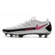 Nike Zapatos de Futbol Phantom GT Elite FG Blanco Rosa Negro