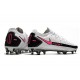 Nike Zapatos de Futbol Phantom GT Elite FG Blanco Rosa Negro