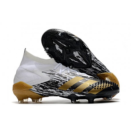 adidas Predator Mutator 20.1 FG Zapatos Blanco Dorado metalizado Negro