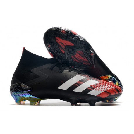 adidas Predator Mutator 20.1 FG Zapatos Fútbol Negro Blanco Active Red