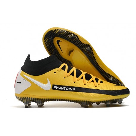 Botas Nike Phantom GT Elite DF FG Amarillo Negro Blanco