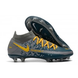 Botas Nike Phantom GT Elite DF FG Armada Gris Amarillo