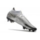 Nike Phantom GT Scorpion Elite DF FG Platino Plateado metalizado Negro