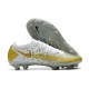Nike Zapatos de Futbol Phantom GT Elite FG Blanco Oro