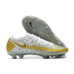 Nike Zapatos de Futbol Phantom GT Elite FG Blanco Oro