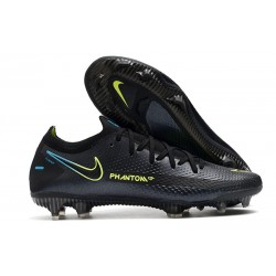 Nike Nuevo 2021 Phantom GT Elite FG Negro Verde