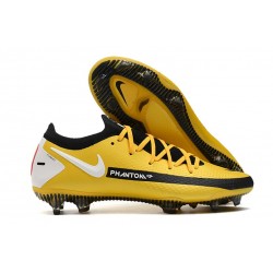 Nike Nuevo 2021 Phantom GT Elite FG Amarillo Negro Blanco