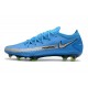 Nike Nuevo 2021 Phantom GT Elite FG Azul Plata