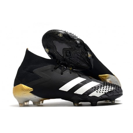 adidas Predator Mutator 20.1 FG Zapatos Negro Blanco Dorado metalizado