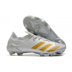 Zapatillas adidas Predator Mutator 20.1 Low FG Blanco Dorado metalizado