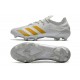 Zapatilla adidas Predator Mutator 20.1 Low FG Blanco Dorado metalizado