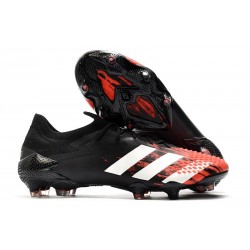 Zapatillas adidas Predator Mutator 20.1 Low FG Negro Blanco Rojo