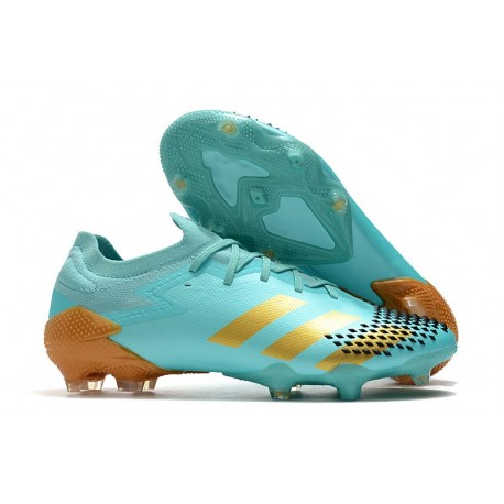 adidas Bota Predator Mutator 20.1 Low FG Azul Oro