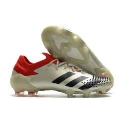 adidas Bota Predator Mutator 20.1 Low FG Beige Rojo Negro