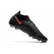 Nike Phantom GT Elite AG-Pro Botas de fútbol Negro Rojo Chile Gris humo oscuro