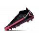 Nike Phantom GT Elite AG-Pro Botas Negro Plateado Explosión Rosa