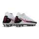 Nike Phantom GT Elite AG-Pro Botas de fútbol Blanco Rosa Negro