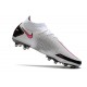 Nike Phantom GT Elite AG-Pro Botas de fútbol Blanco Rosa Negro