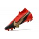 Nike Mercurial Superfly VII Elite DF FG Rojo Negro Oro