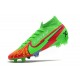 Nike Mercurial Superfly VII Elite DF FG Verde Rojo