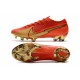 Nike Mercurial Vapor 13 Elite FG Ronaldo CR100 Rojo Oro