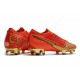 Nike Mercurial Vapor 13 Elite FG Ronaldo CR100 Rojo Oro