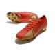 Nike Mercurial Vapor 13 Elite FG Ronaldo CR100 Rojo Oro