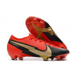 Nike Mercurial Vapor 13 Elite FG Rojo Negro Oro