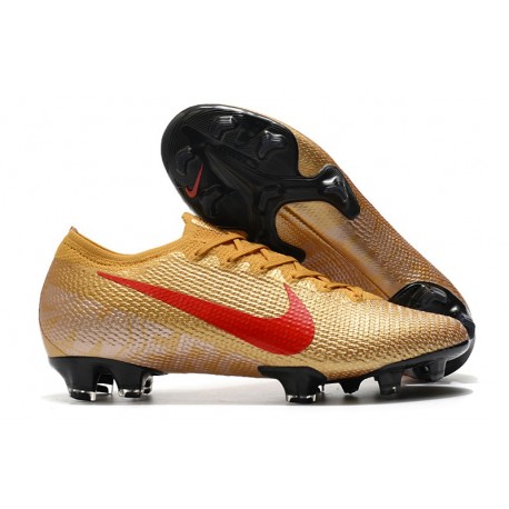 Nike Mercurial Vapor 13 Elite FG Oro Rojo