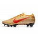 Nike Mercurial Vapor 13 Elite FG Oro Rojo