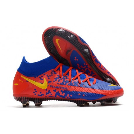 Botas Nike Phantom GT Elite DF FG Rojo Azul Amarillo