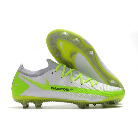 Nike Nuevo 2021 Phantom GT Elite FG Blanco Verde