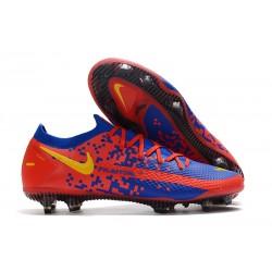 Nike Nuevo 2021 Phantom GT Elite FG Rojo Azul Amarillo