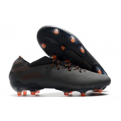 Zapatillas de Futbol adidas Nemeziz 19.1 FG - Negro Naranja Señal