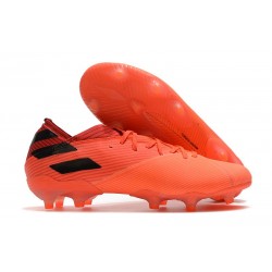 Zapatillas de Futbol adidas Nemeziz 19.1 FG - Signal Coral Negro Rojo Gloria