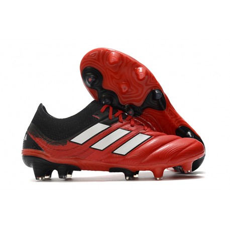 Zapatos de fútbol adidas Copa 20.1 FG Rojo Blanco Negro