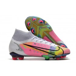 Zapatos Fútbol Nike Mercurial Superfly 8 Elite FG Blanco Multicolored