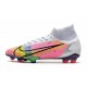 Zapatos Fútbol Nike Mercurial Superfly 8 Elite FG Blanco Multicolored