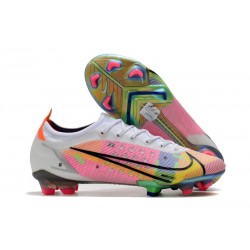 Bota Nike Mercurial Vapor XIV Elite FG Blanco Platino Rosa