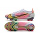 Bota Nike Mercurial Vapor XIV Elite FG Blanco Platino Rosa