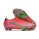 Bota Nike Mercurial Vapor XIV Elite FG Carmesi Plateado Metalizado